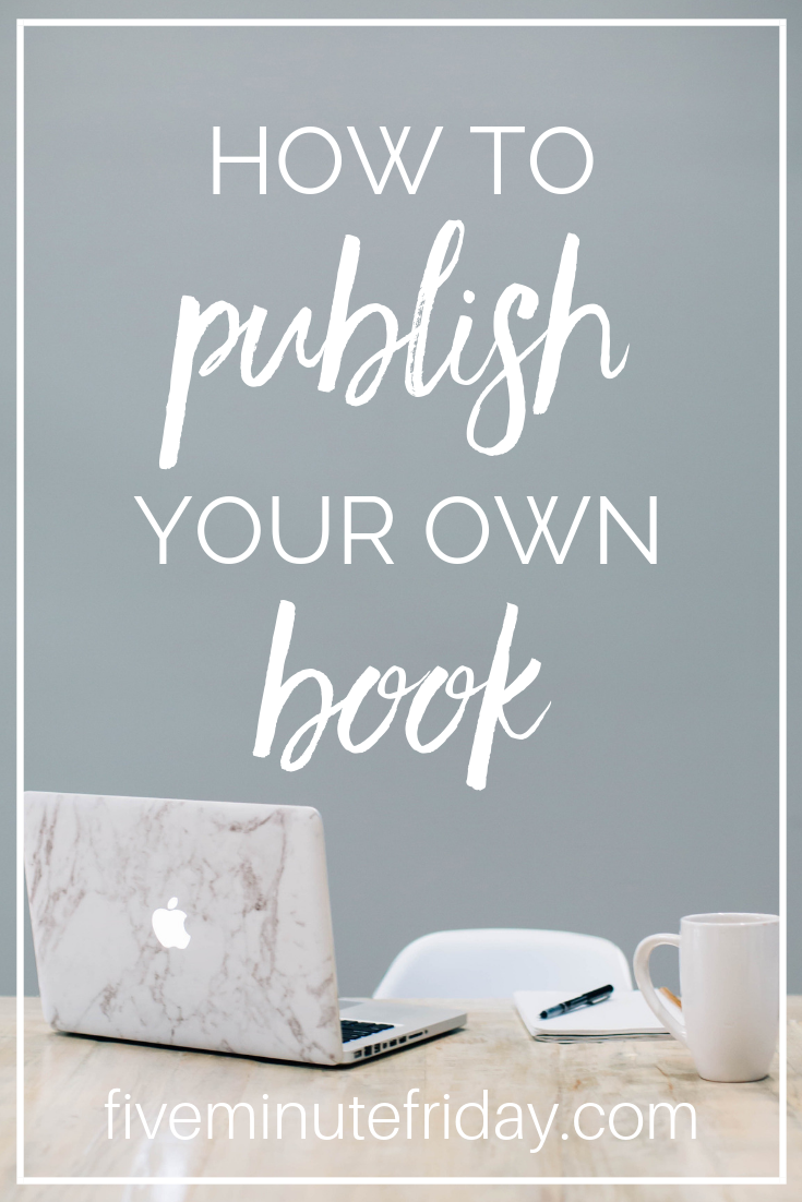 publish your own book