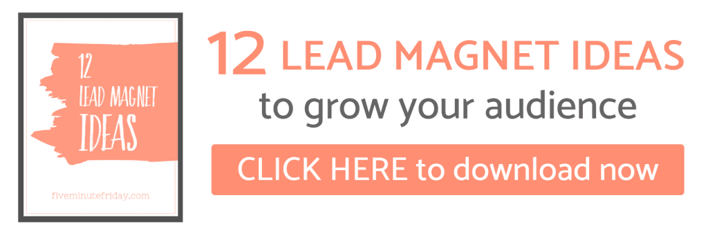 lead magnet ideas
